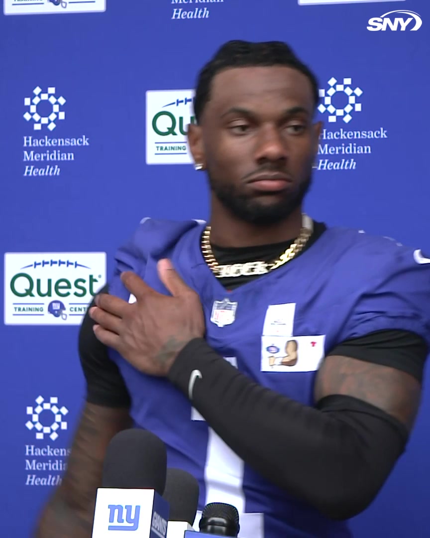 Malik Nabers knew J.J. McCarthy before college Nabers on what he's seen so far: "Strong arm...he's catching on quick. He has confidence, he's targeting receivers pretty well."
