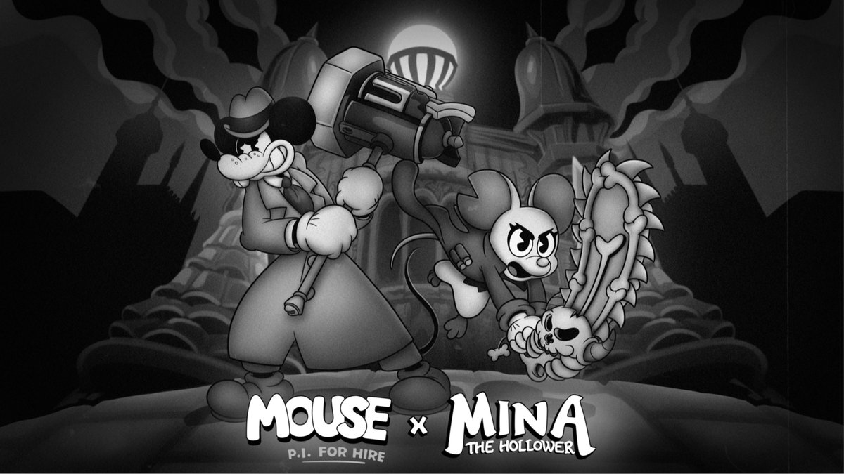 We have teamed up with the legends at Yacht Club Games to bring you the MOUSE: P.I. For Hire x Mina the Hollower Steam Bundle, offering you 10% off both games! Fast FPS noir gunplay + top-down melee combat + MICE? This bundle is not to be missed 🐭