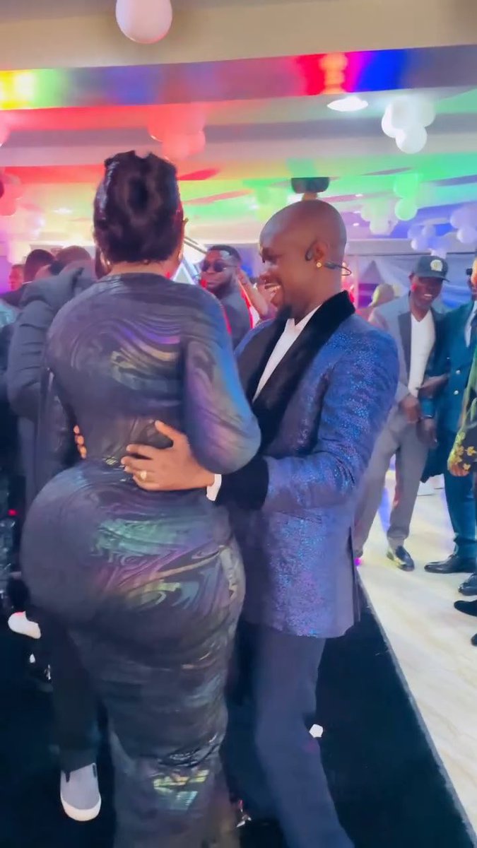 Bimbo Afolayan and her Husband outside to celebrate with Femi Adebayo ❤️