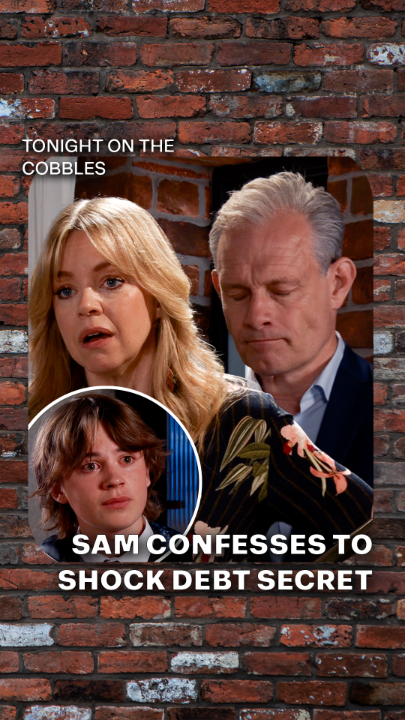 What has Sam got himself into? 🥺 #Corrie