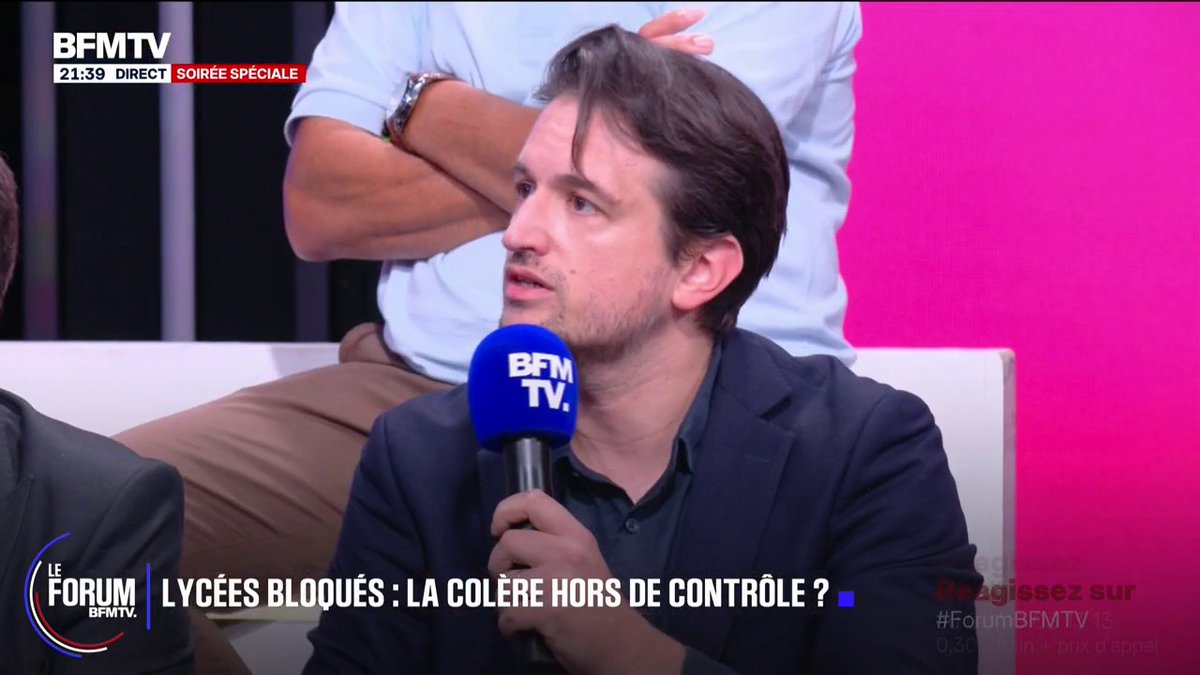 Blocage des lycées: le témoignage de Gabriel, professeur agrégé à Paris 1 et ancien professeur en Seine-Saint-Denis #FORUMBFMTV