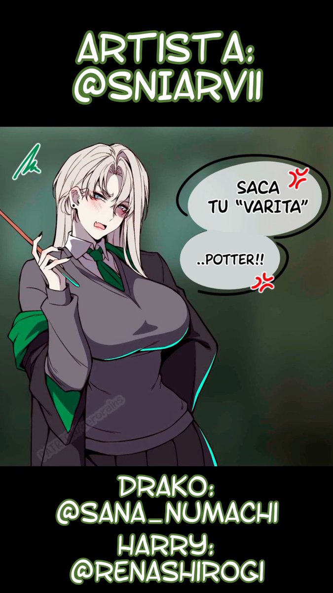 Saca tu "varita" Potter~ | Fandub Artista: SNIAR Malfoy: Sana Numachi 🐸✖ Harry: ✨ Ren Ashirogi | 𝐃𝐞𝐦𝐨𝐧 𝐊𝐢𝐧𝐠 🇦🇷 ✨ #Slytherin #HarryPotter #DracoMalfoy #DrakoxHarry #Fandub
