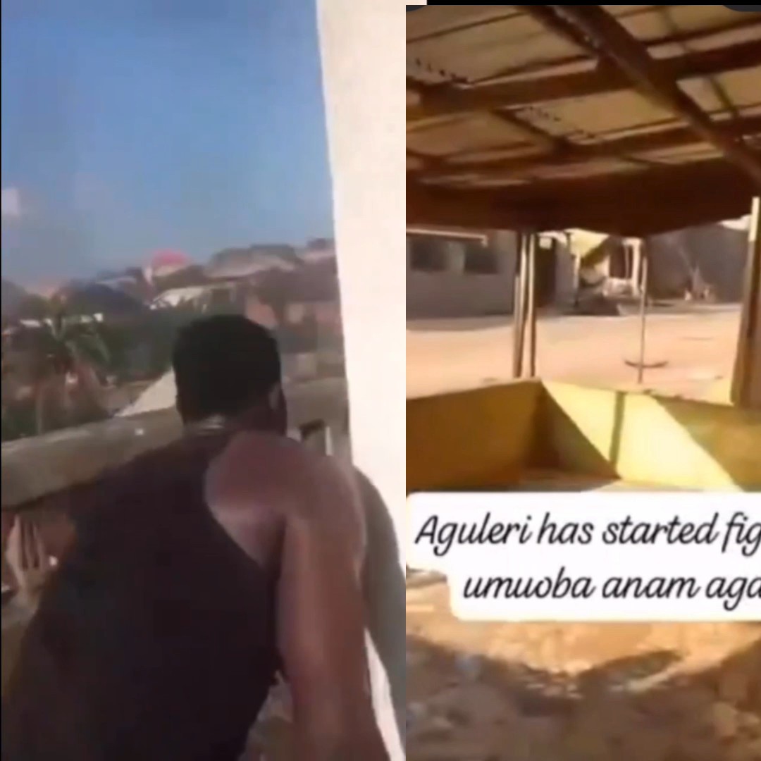 Tension as youths from Aguleri and Ụmụọba Anam reportedly clash today in Anambra State, although the reason for the clash is yet to be established.