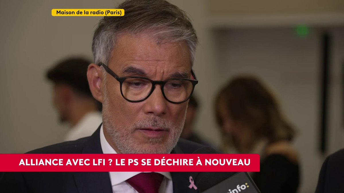 🔴 Primaire de la gauche : des dissensions économiques ➡️ "Si on met bout à bout François Hollande, Raphaël Glucksmann et Jérôme Guedj, on est la gauche de la droite", considère le candidat PS Olivier Faure. #canal16