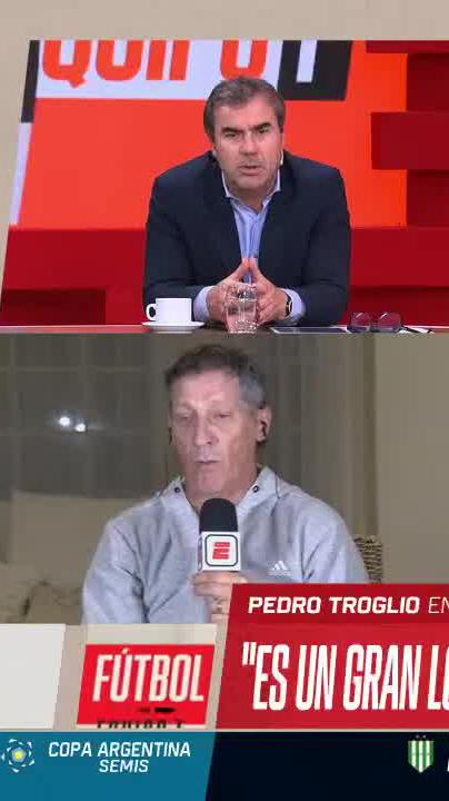 "LO VEO COMO EL MÁS CONTUNDENTE Y EL QUE MEJOR JUEGA". Pedro Troglio, DT de Banfield, habló en la previa de la semi de la #CopaArgentina vs. Boca y llenó de elogios al Xeneize, pero ojo, dejó en claro que "puede pasar de todo"... 📺 ESPN en el Plan Premium de #DisneyPlus