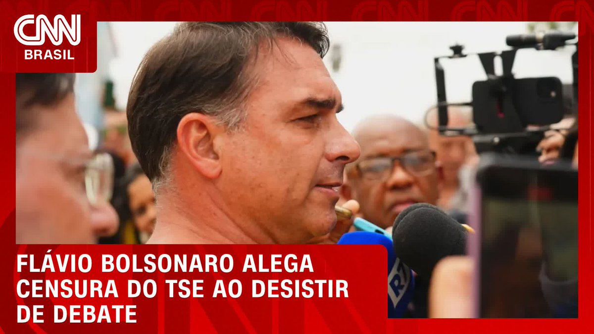 Flávio Bolsonaro alega censura do TSE e desiste de debate; assista #CNNPrimeTime