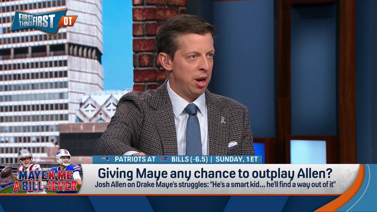 “If Josh Allen outplays Drake Maye, I don’t know buy us coffee? That’s going to happen… I didn’t even consider your side of the wager because it’s not going to happen.” Danny Parkins explains: