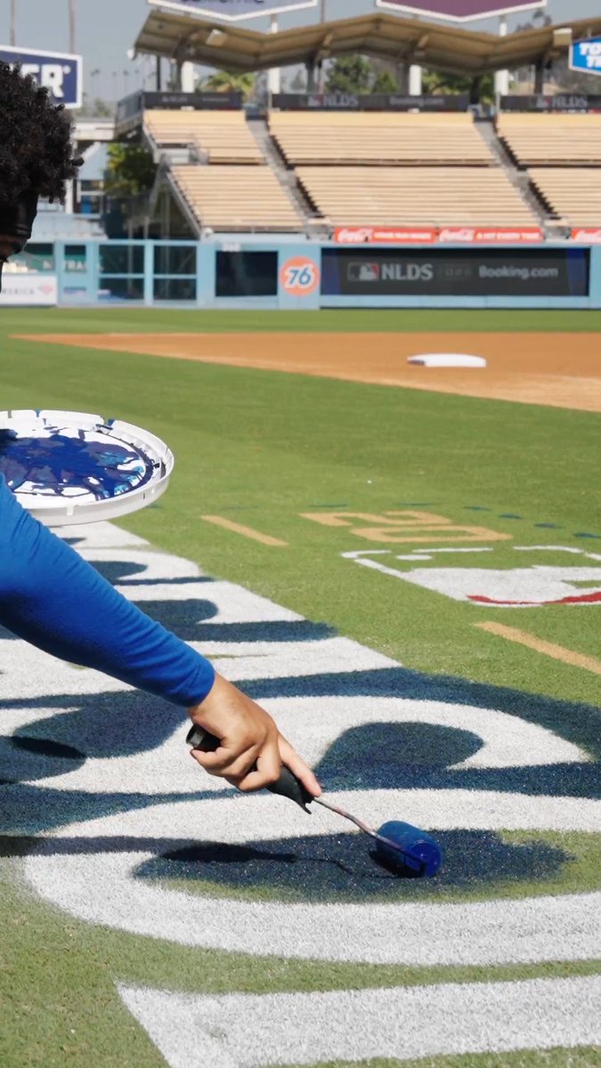Fresh paint for the NLDS.