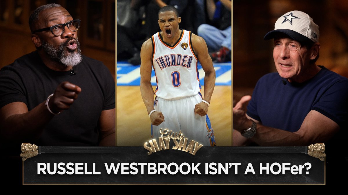 RUSSELL WESTBROOK ISN’T A HALL OF FAMER?! "He's not in mine but he's a slam dunk first-ballot Hall of Famer for everybody else... I just don't get it. He's a much worse 3 point shooter than LeBron and he's led the league in turnovers 4 times." - Skip Bayless