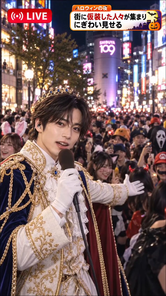 10月といえばハロウィンでしょ🎃 仮装したイケメンたちで賑わう夜の街を楽しもうぜ！！ 「MIDNIGHT PARADE 2026」