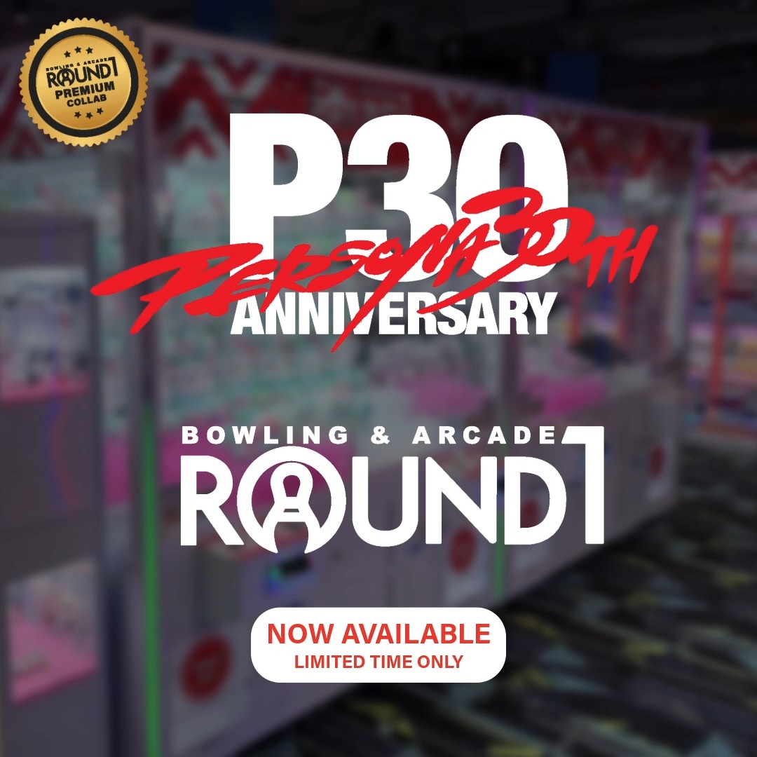 It's your turn to play at the cranes for the all new Persona 30th Anniversary prizes! Take on the cranes and see if you have what it takes to win them all! Available now at all Round1 USA locations. Click for more details! ATLUS Styles Official ATLUS West SEGA #Round1USA #round1 #Persona30thAnniversary #R1PremiumCollaboration