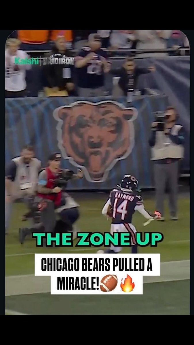 Chicago just pulled off a miracle.👀🔥 Are the Bears officially back? #chicagobears #bears #nfl #football