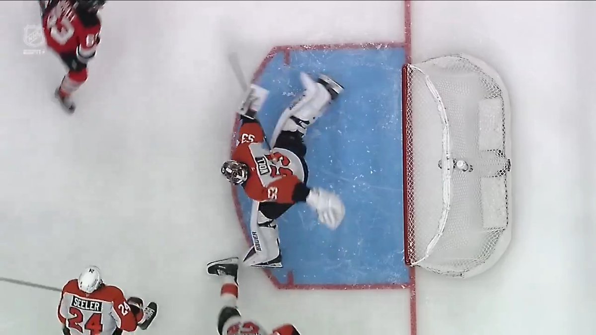 Kick save and a BEAUTY! #PHIvsNJD | #LetsGoFlyers