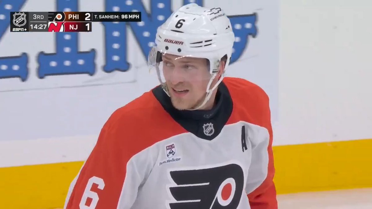 An absolute screamer from Sanny. 🚀 #PHIvsNJD | #LetsGoFlyers