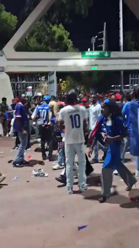 Haitians when they finally get a chance to act like human being in a civilized society such as the Dominican Republic to watch a football match between DR &amp; Haiti and the first thing they do is chimp out &amp; act like they’re still in their shithole country.