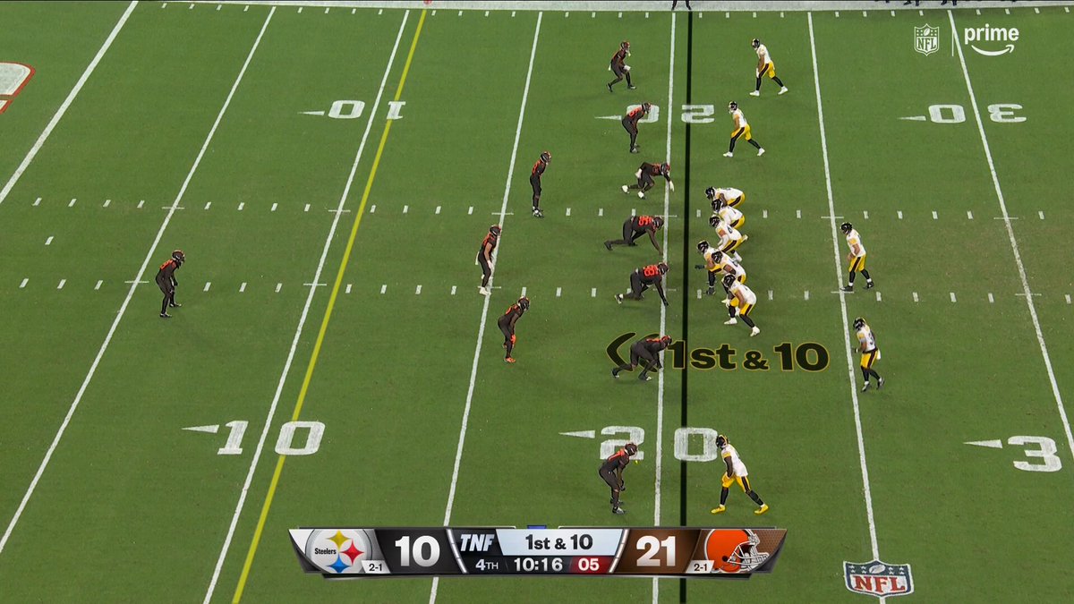 Aaron Rodgers 🎯 Darnell Washington for the TD! Steelers at Browns on Prime Video Stream on NFL+