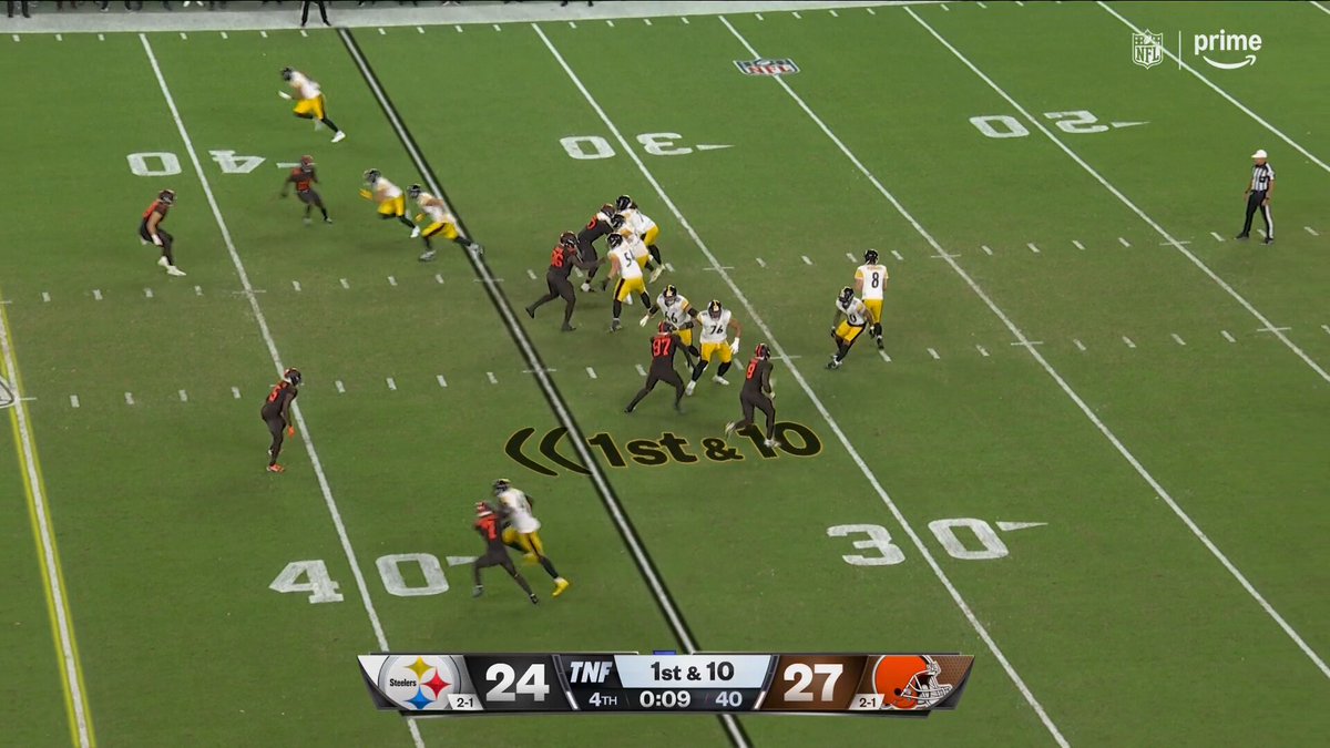 Grant went up and made it happen 🙅 #PITvsCLE on NFL on Prime Video