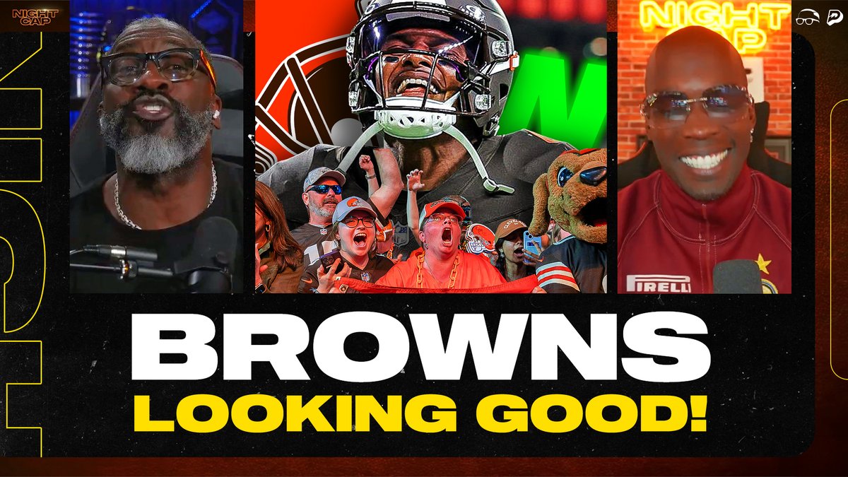 Deshaun Watson leads the Browns past the Steelers and lead the AFC North! Who saw this coming?! 👀 shannon sharpe | Chad Johnson | isojoe | #Nightcap