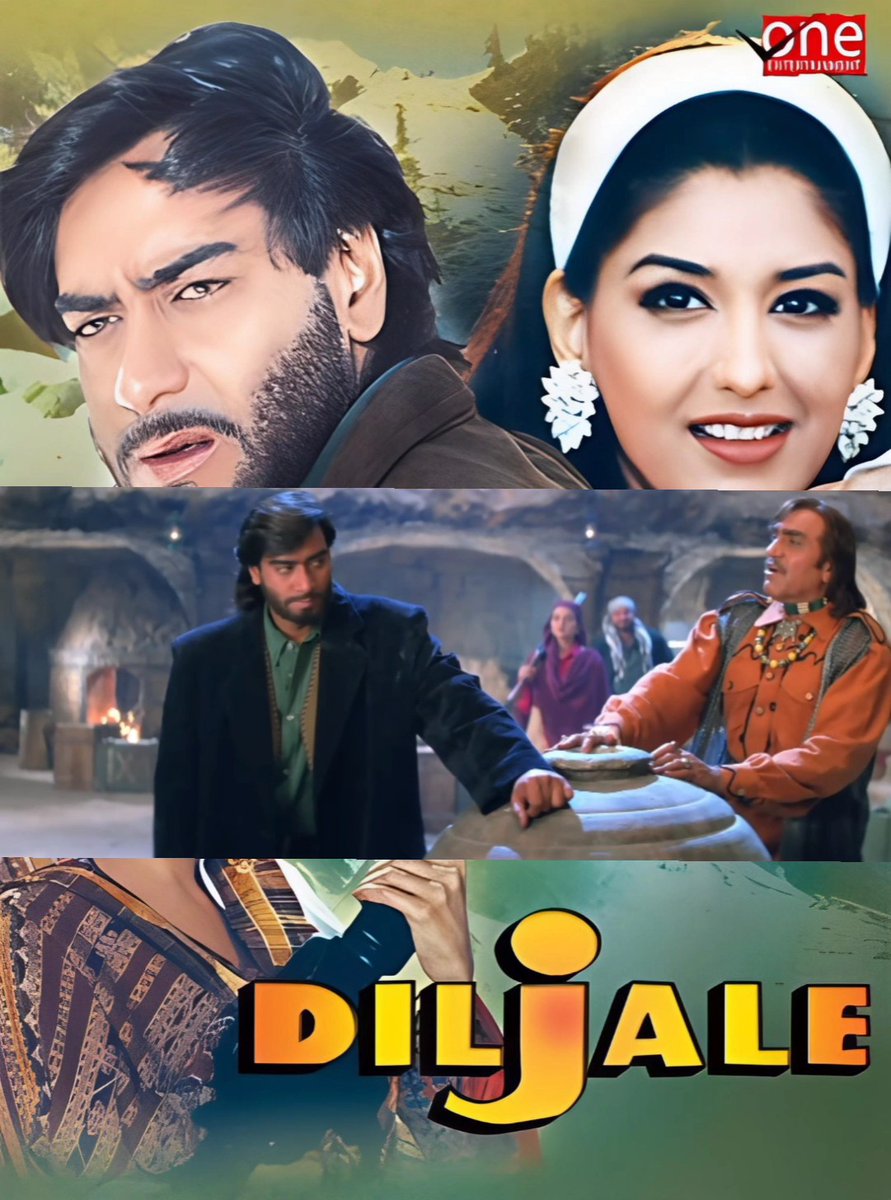 "Today, Drishyam: The Conclusion is releasing! 👇 Quote your favourite Ajay Devgn movie or scene.🎥 Mine is the 1996 film Diljale." 🎥