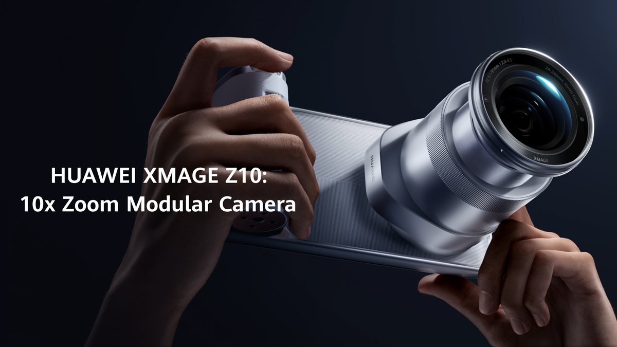 HUAWEI launches the Mate90 Series, equipping all models with flagship τ chips, including Kirin 9050 Pro, the world's first chip with LogicFolding architecture. Camera-grade optics; smartphone-level freedom. HUAWEI XMAGE Z10 puts pro-level imaging power right in one hand!