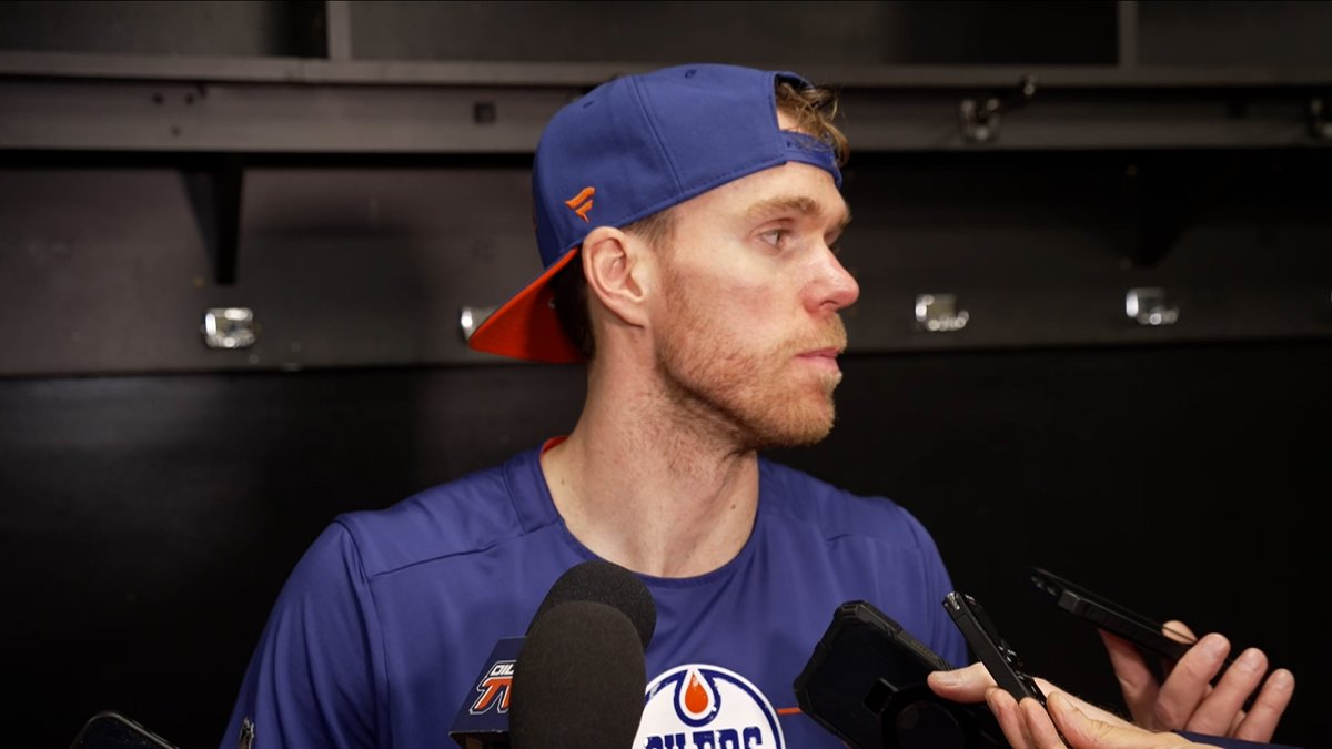 "We're trying to be aggressive & pressure pucks. We got some speed so when the puck does turn over, we can make something happen." Connor McDavid on the #Oilers penalty kill scoring two shorthanded goals vs. the Canucks. Enterprise | #LetsGoOilers