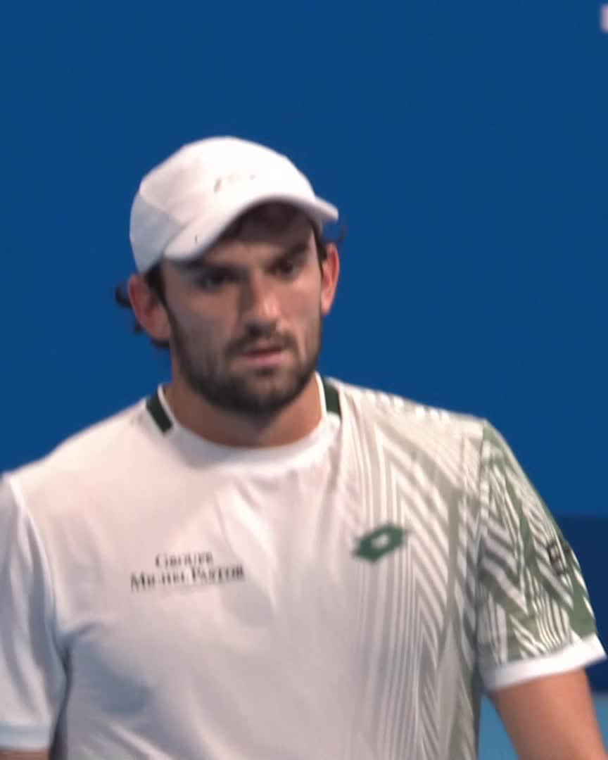 Comeback complete 🤝 Valentin Vacherot comes back from a set and a break down to defeat Stefanos Tsitsipas 4-6 7-6 6-4 #japanopentennis