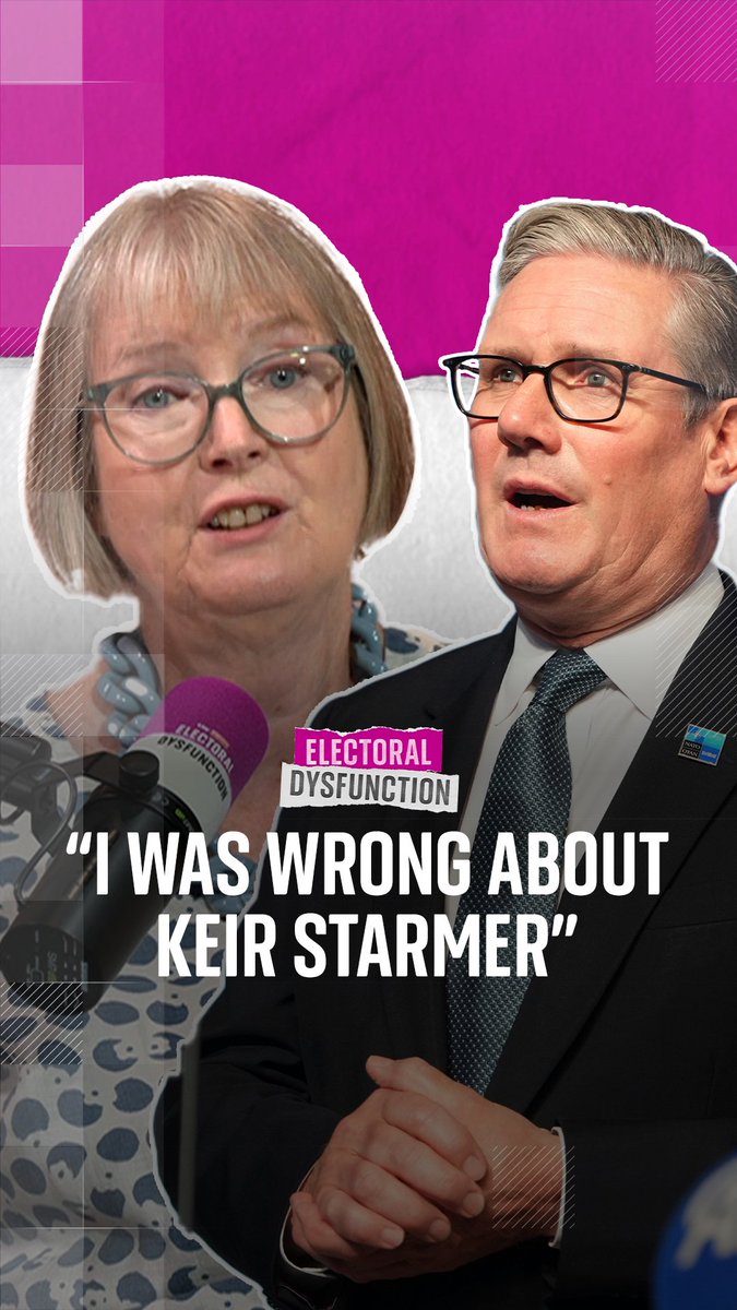 'I was wrong.' Harriet Harman concedes she was too hopeful about Keir Starmer succeeding as prime minister but says the party is finally experiencing 'post-election euphoria' under Andy Burnham’s leadership. Beth Rigby | Ruth Davidson Listen to the full episode of Electoral Dysfunction ➡️