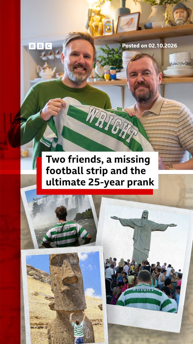 Two friends, a missing Celtic strip and the 25-year prank ⚽️
