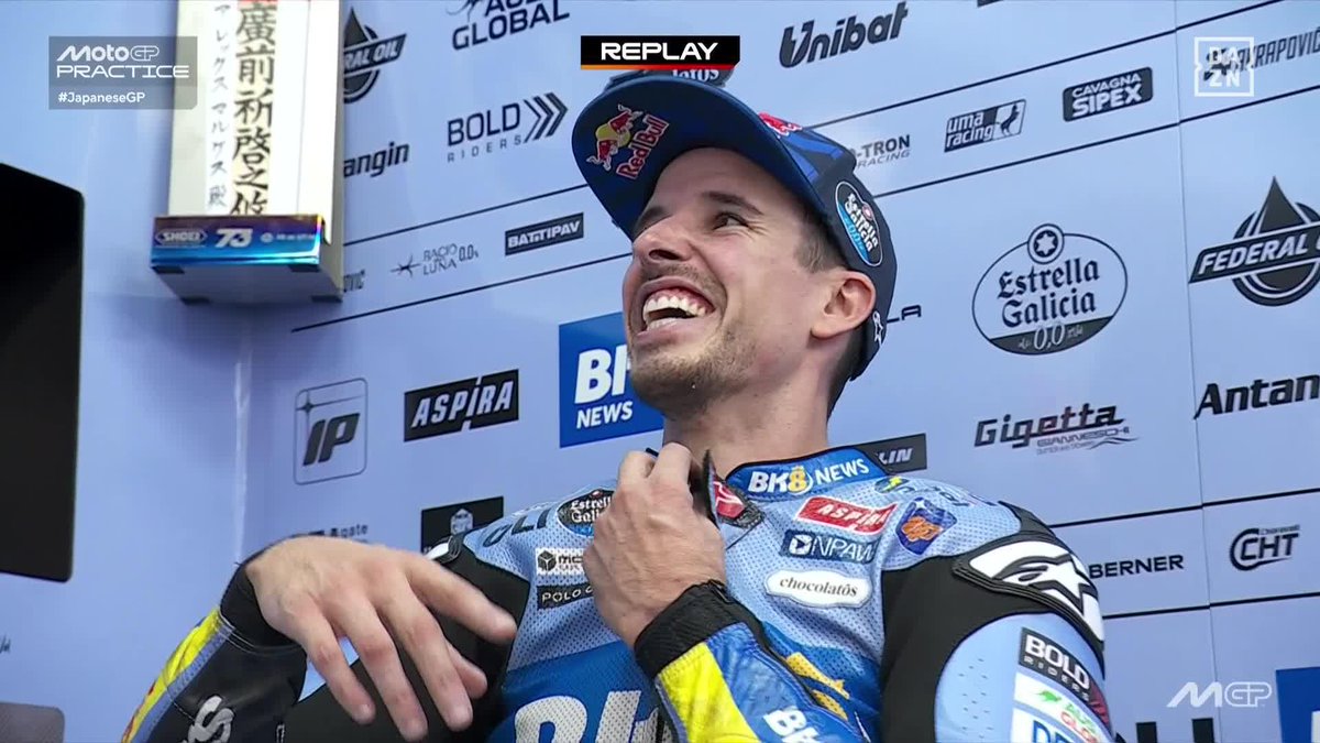 Autostop en Motegi. Álex Márquez no puede parar de reírse 😂 #JapanGP 🇯🇵 #MotoGP 🏁