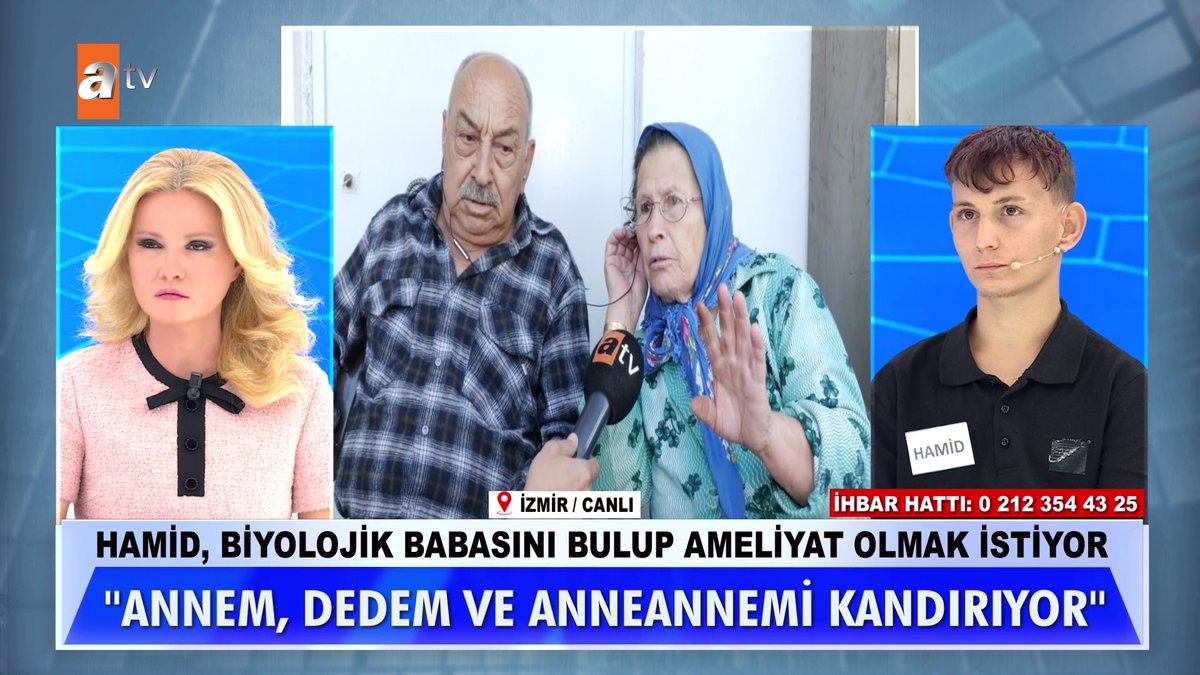 Hamid biyolojik babasını bulup ameliyat olmak istiyor. "Annem, dedem ve anneannemi kandırıyor!" #MügeAnlıİleTatlıSert #MügeAnlı atv
