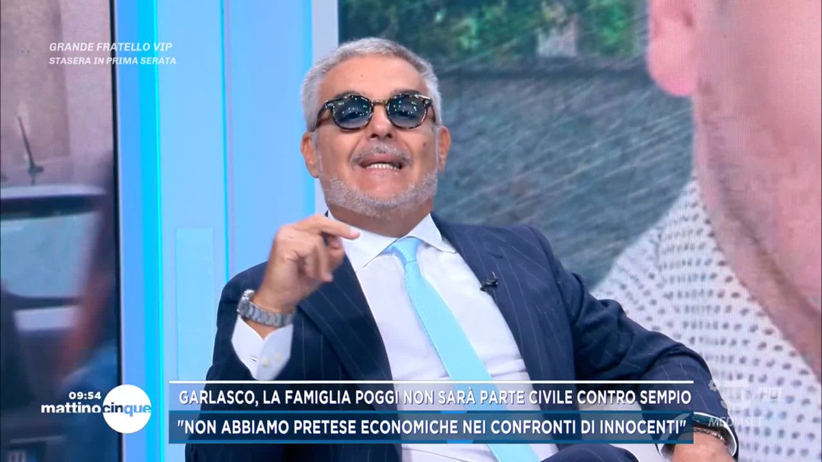 #Garlasco, la famiglia Poggi non sarà parte civile contro Sempio, l'avvocato Gallo: "Non possono essere parte civile se non restituiscono ad Alberto Stasi fino all'ultima lira" #Mattino5