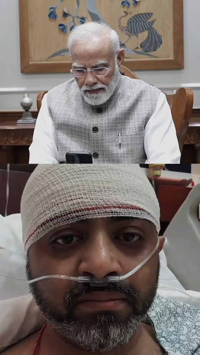Smit Machhar got emotional while speaking to PM Modi 🥹❤️ PM Modi is everyone's favorite leader.