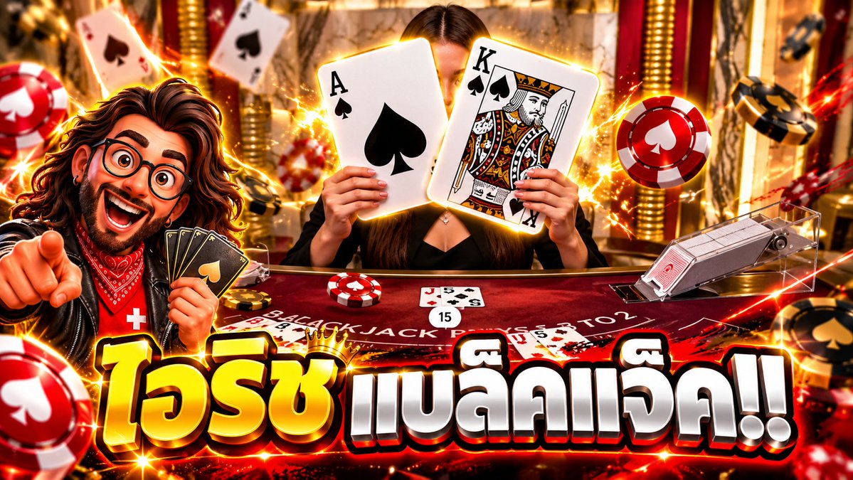ไอริชแบล็คแจ็ค ครั้งแรกกกก !!! บังเทิงแน่ มึงเอ้ยยยยย 🤣🤣 Black Jack - Evolution #เฮียริชสวิตเซอร์แลนด์