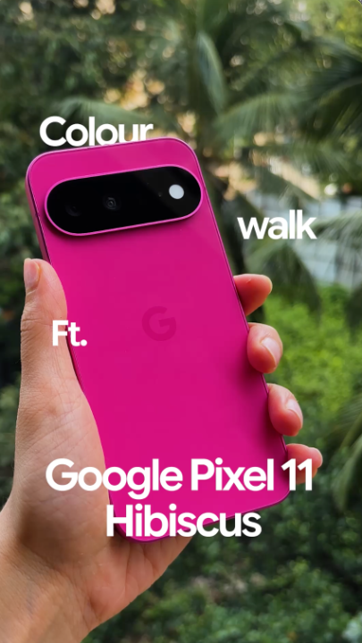 Today’s walk was sponsored by our pink obsession and Hibiscus Google Pixel 11 🩷✨