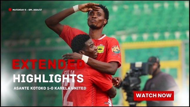 📹Match Highlights | Asante Kotoko 1-0 Karela United | Ghana Premier League #KotokoKarela