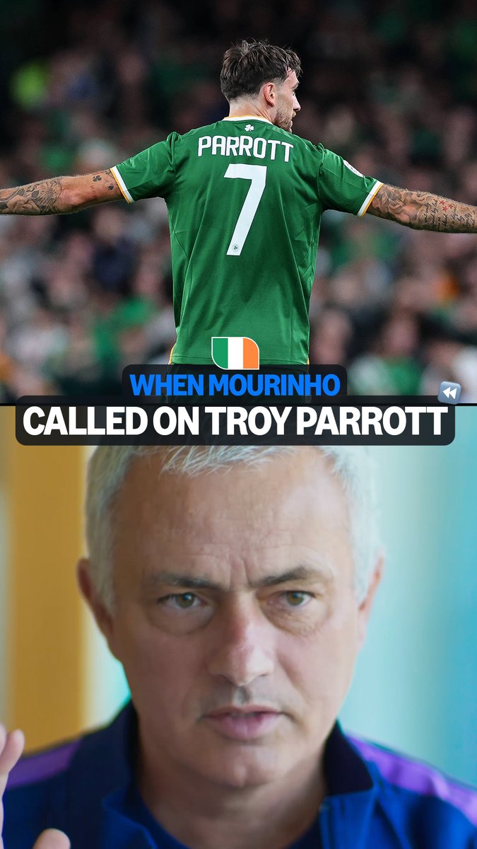 Troy Parrott is on FIRE right now 🔥🇮🇪 Throwback to when a Harry Kane injury forced Jose Mourinho to include him in the Spurs XI ⚪️⏮️