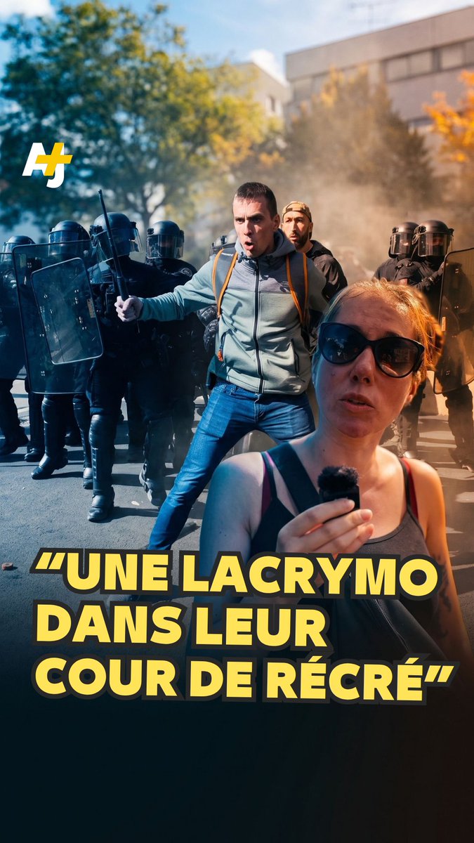 Une mère de famille dénonce les violences policières contre des lycéens lors d’un blocus à Aubervilliers. Les élèves réclament plus de moyens pour étudier dans de bonnes conditions.