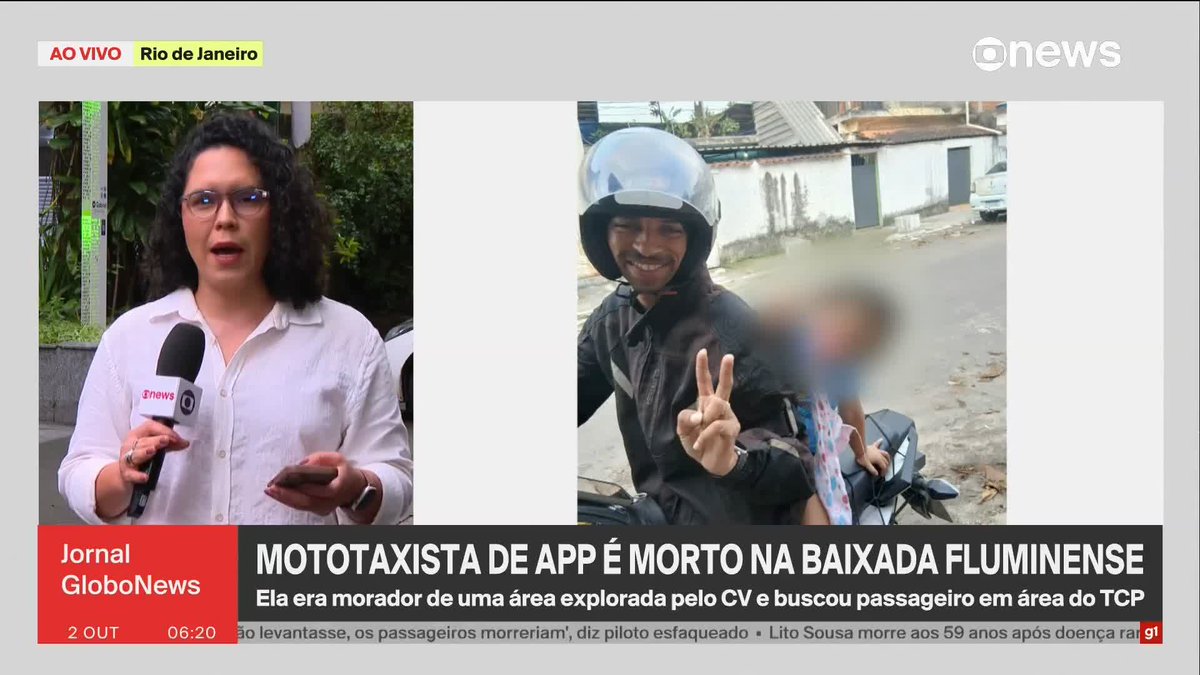 Polícia encontra corpo de mototaxista morto na Baixada Fluminense. O trabalhador estava com várias marcas de tiros e a suspeita é de que teria sido morto após buscar um passageiro em área de facção rival a da região de sua residência. ➡️#JornalGloboNews de segunda a sexta, às 06h, na #GloboNews