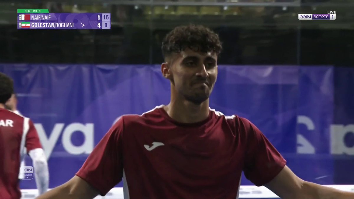 🎾🤩 الثنائي القطري يحسم النقطة بطريقة مثالية 🇶🇦 #دورة_الألعاب_الآسيوية