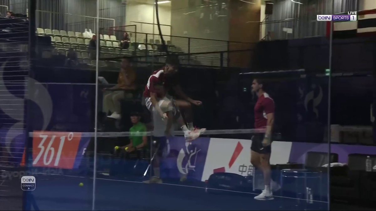 🎾🔥 الثنائي القطري يحسم المجموعة الأولى لصالحه 🇶🇦 #دورة_الألعاب_الآسيوية