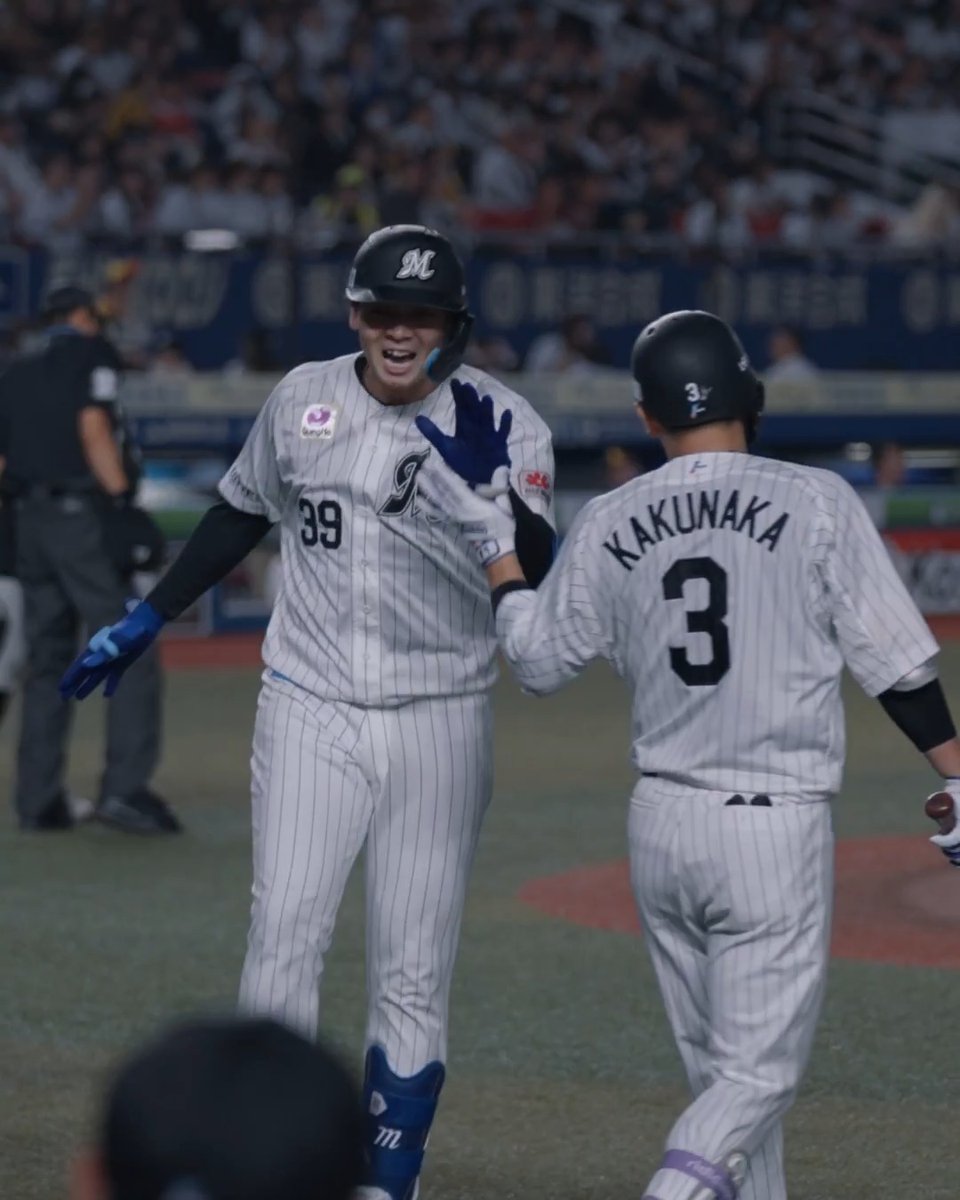 GAME-TYING HOMER！ #chibalotte #MarinesBaseball #MarinesHRs