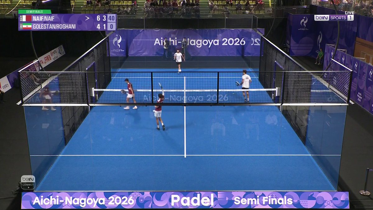 🎾🔥 سيطرة واضحة للثنائي القطري 🇶🇦 #دورة_الألعاب_الآسيوية