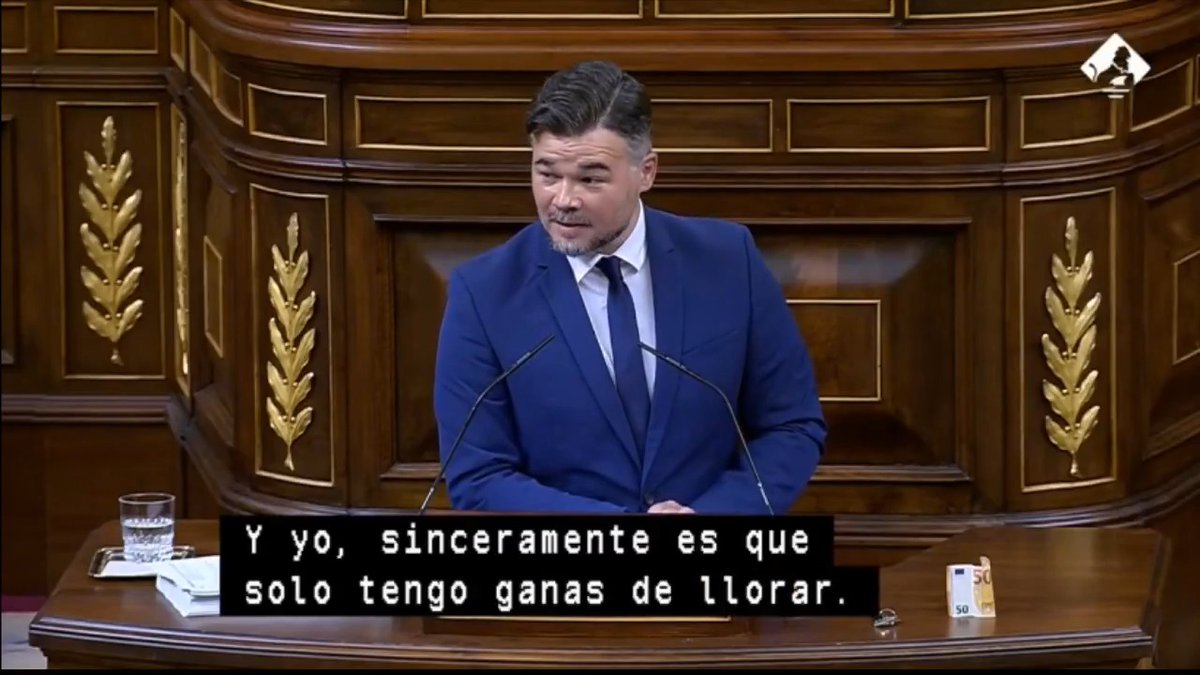 #EnDirecto | Rufián admite que solo tiene "ganas de llorar" ante la previsión de que caigan los decretos de vivienda y carga contra Junts por sus "intereses inmobiliarios": "Es denunciable y censurable que sus intereses particulares puteen a miles de personas"