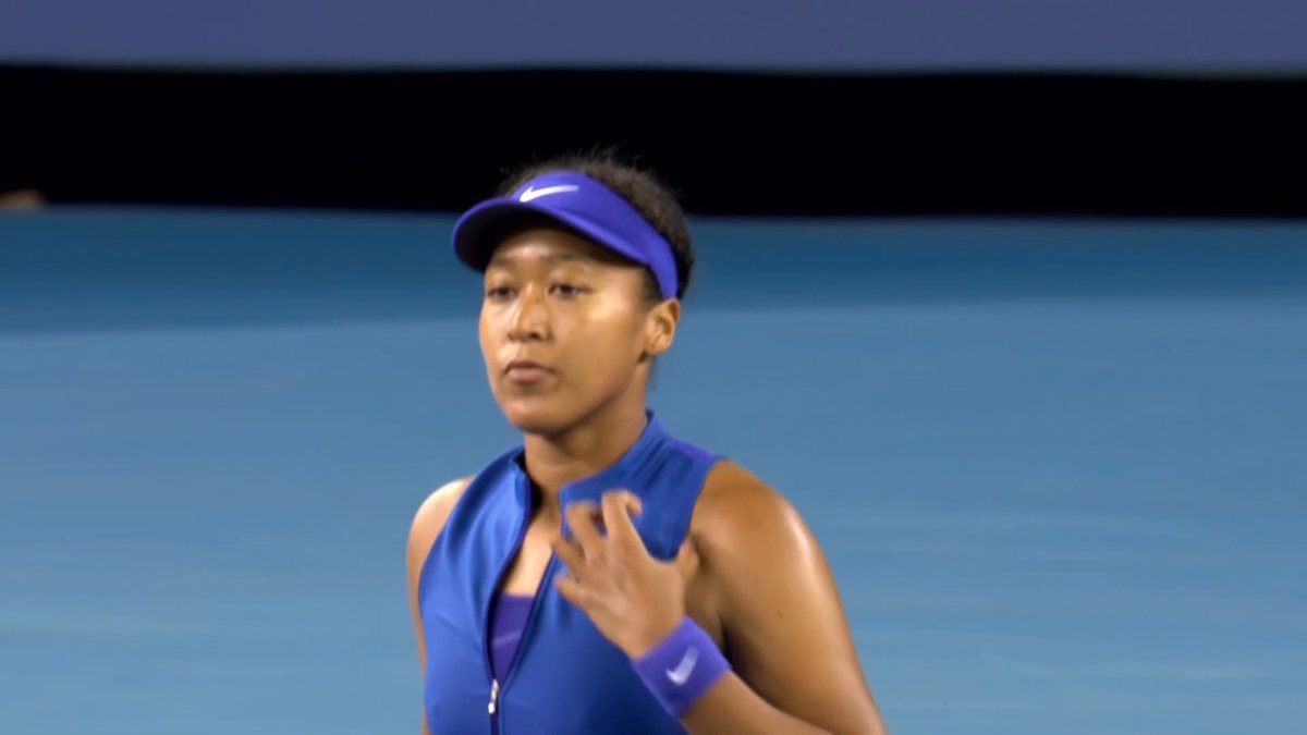Pure power to close it out 😤 Naomi Osaka fights past Timofeeva in Beijing. #ChinaOpen