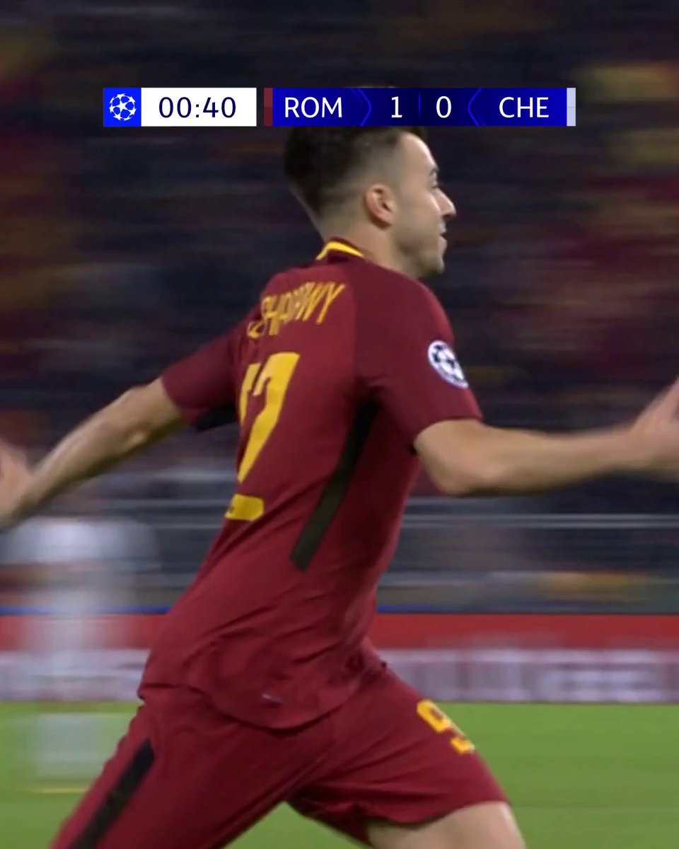 😲 El Shaarawy en el minuto 1 #UCL