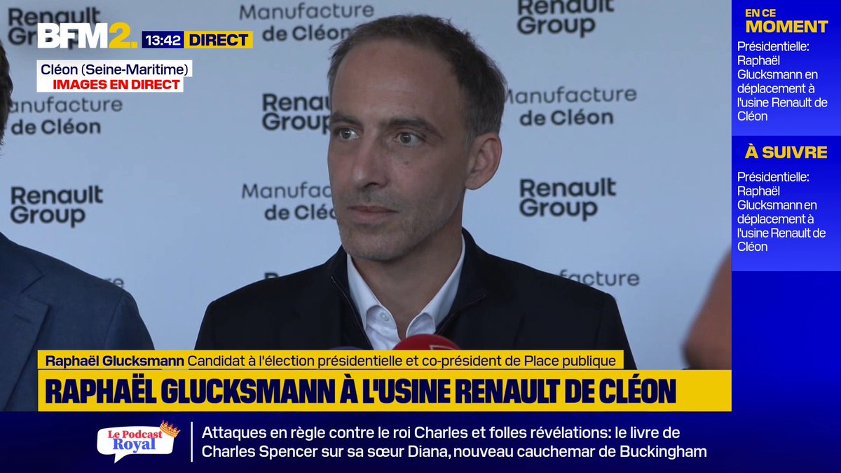 "La France insoumise n’est pas la question là ; on parle des lycées, des revendications lycéennes, de l'avenir de notre système éducatif", réagit Raphaël Glucksmann #BFM2