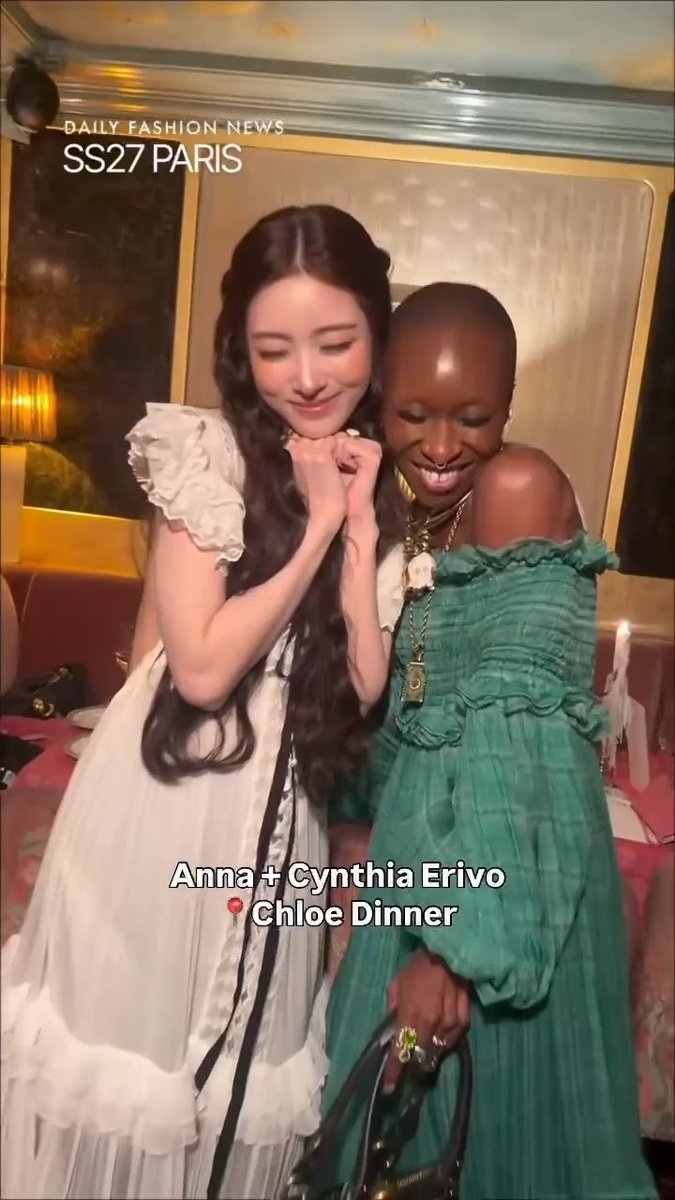 Anna with Cynthia Erivo