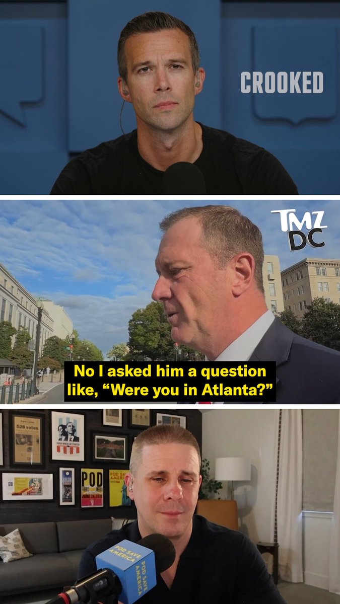 “He knows he looks like a fucking jackass. This will follow him for a very long time.” Dan Pfeiffer on Eric Schmitt’s Hawks/Hawkeyes mixup at the Jack Smith hearing.