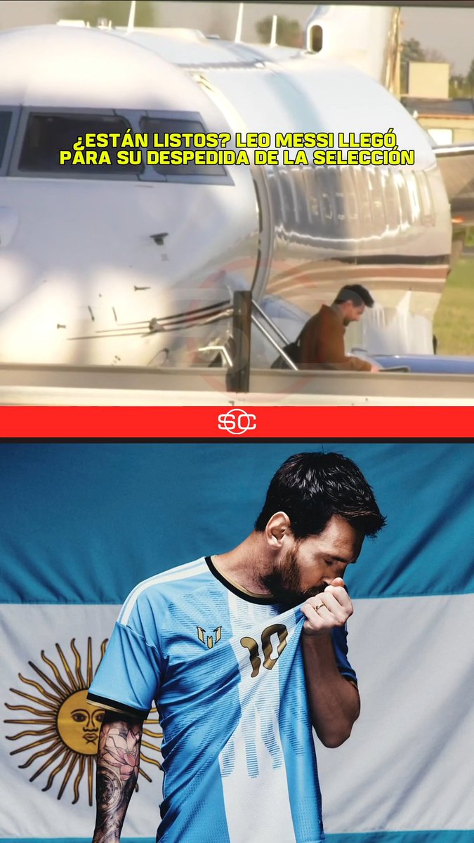 ¡PREPARANDO LOS PAÑUELITOS! Leo Messi llegó con su familia a Rosario y la cuenta regresiva para su despedida de la Selección ya está en marcha: ¡faltan cuatro días! Ya estamos así 🥹🇦🇷🐐 ¿Están listos?