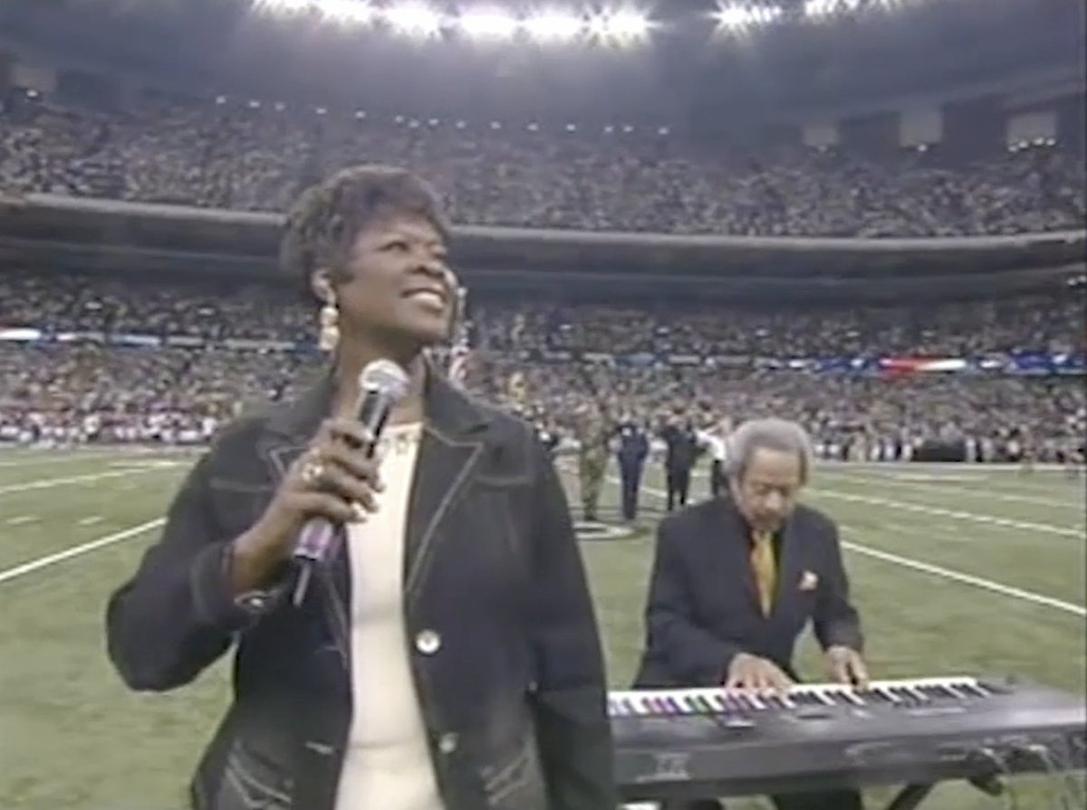 Irma Thomas will return to sing the National Anthem on Monday Night, 20 years after the Rebirth game ⚜️